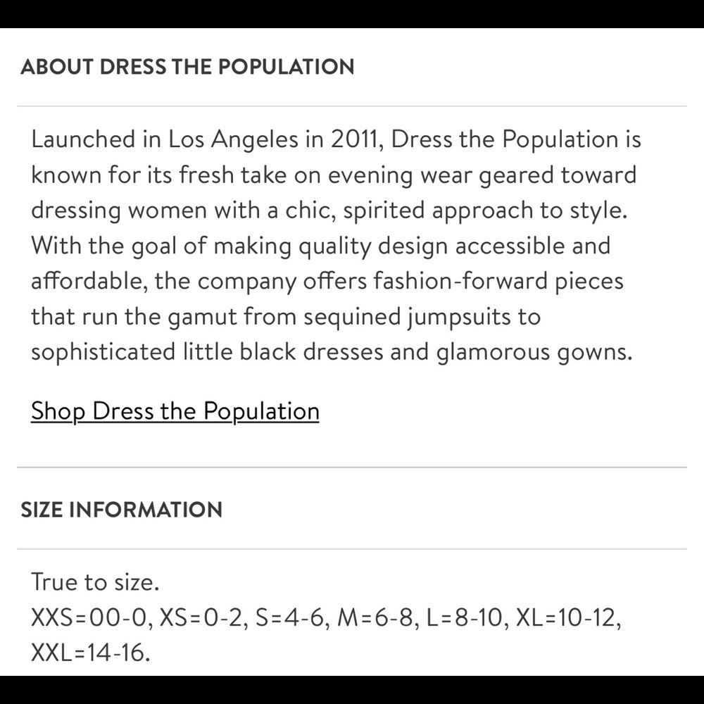 Dress the Population Gwen Lace Mini Dress - Picture 4 of 4
